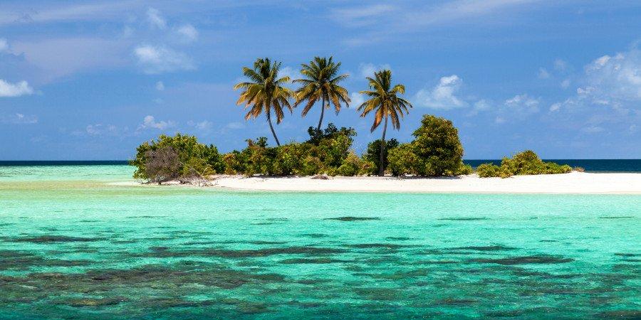 Piccolo atollo disabitato